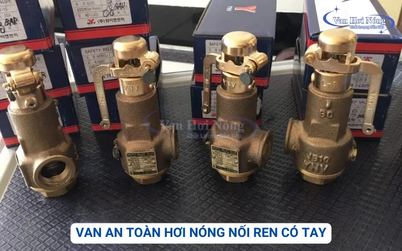 Van an toàn nối ren có tay thiết kế nhỏ gọn