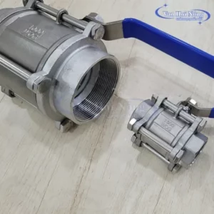 Van bi 3 thân nối ren tiện lợi, nhỏ gọn