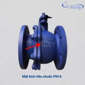 Van bi ETM 2 thân nối bích PN16