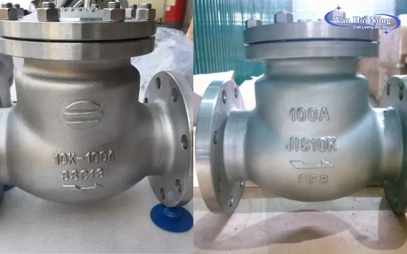 Van 1 chiều lá lật inox 304 DN100 Wonil đến từ Hàn Quốc