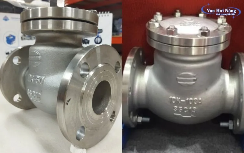 Van một chiều lá lật inox Wonil