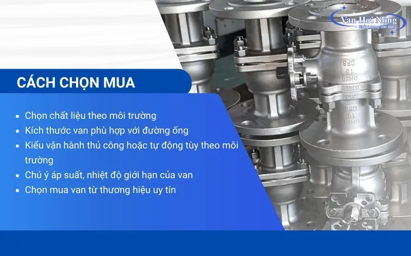 Bí quyết chọn mua van bi inox Hàn Quốc phù hợp với hệ thống