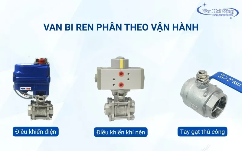 Van bi ren phân theo cách thức vận hành
