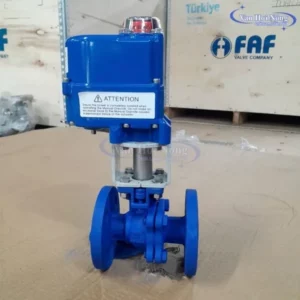 Van bi thép điều khiển điện ON/OFF Kosaplus - Hàn Quốc