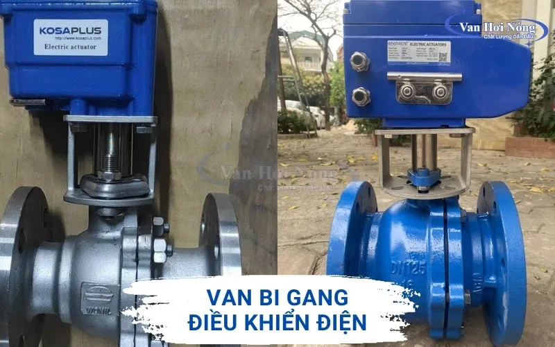Van bi gang điều khiển điện cho hệ thống hơi yêu cầu tự động hóa