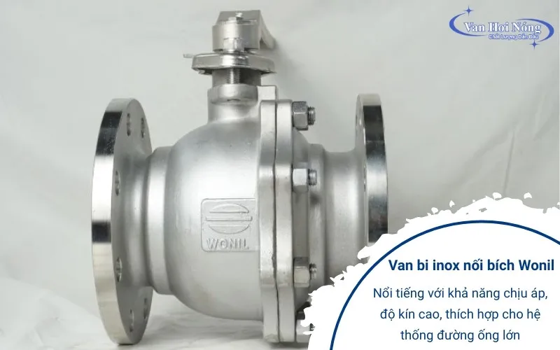 Van bi inox nối bích Wonil nổi tiếng của Hàn