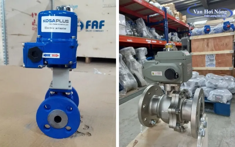 Van bi điều khiển điện nối bích