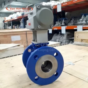 Van bi thép 2 mảnh điều khiển khí nén Haitima