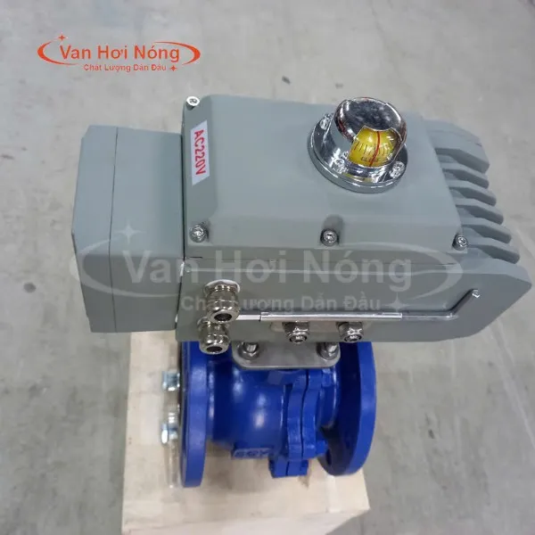 Van bi thép 2 mảnh điều khiển điện Haitima