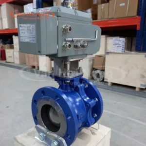 Van bi thép 2 mảnh điều khiển điện Haitima