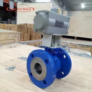 Van bi thép 2 mảnh điều khiển khí nén Haitima