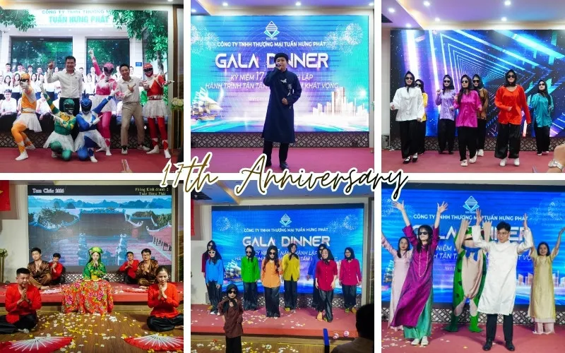 Các tiết mục văn nghệ tại đêm GalaDinner 17 năm thành lập công ty