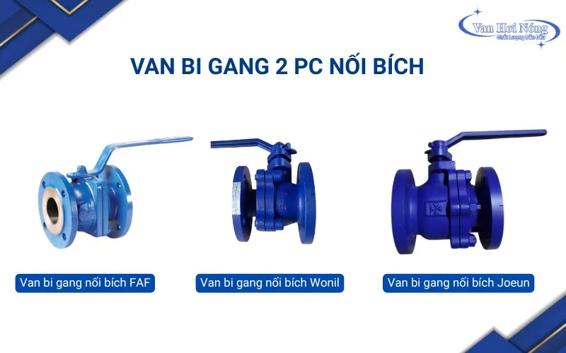 Van bi gang 2 thân nối bích chuyên dùng cho hệ thống lớn