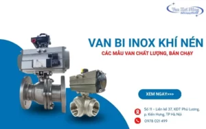 Tổng hợp các mẫu van bi inox điều khiển khí nén chất lượng, bán chạy 2026