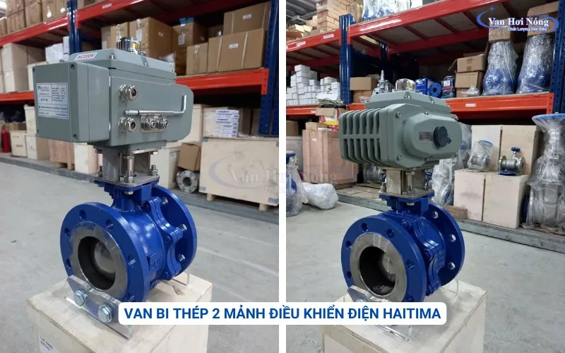 Van bi thép 2 PC điều khiển điện Haitima