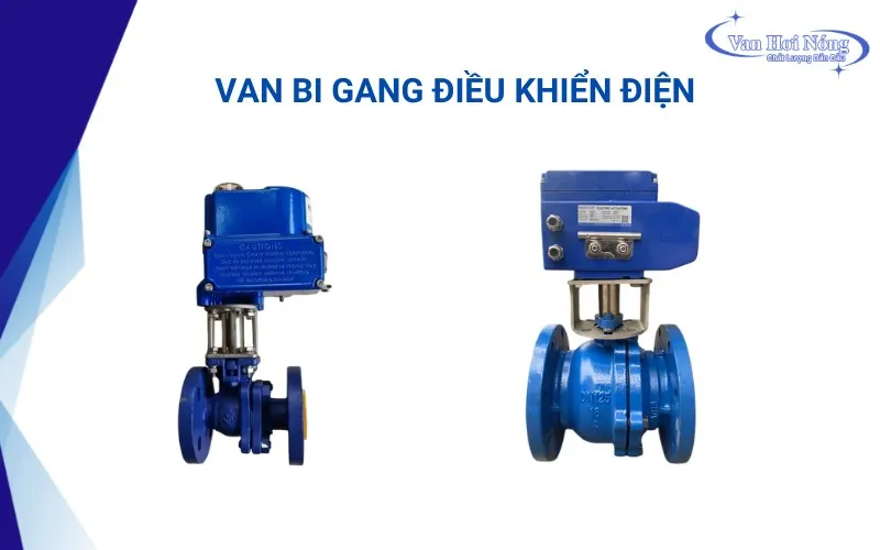 Giá van bi gang điều khiển điện có mức giá nhỉnh hơn so với dòng tay gạt