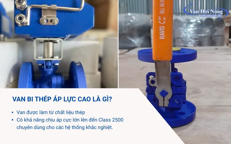 Van bi thép áp lực cao dùng cho các hệ thống khắc nghiệt