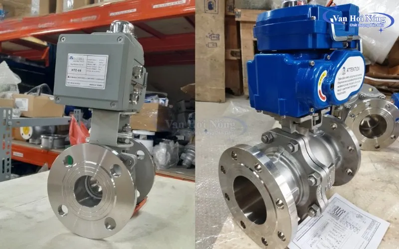 Van bi thép không gỉ điều khiển điện tự động