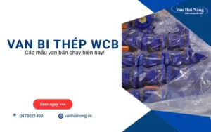 Van bi thép WCB là gì? Cấu tạo, ưu điểm và ứng dụng thực tế