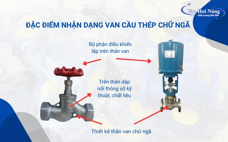 Cách nhận diện van cầu thép chữ ngã
