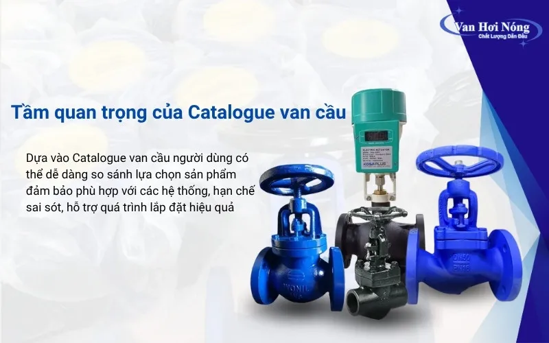 Catalogue van cầu giúp quyết định lựa chọn van chính xác
