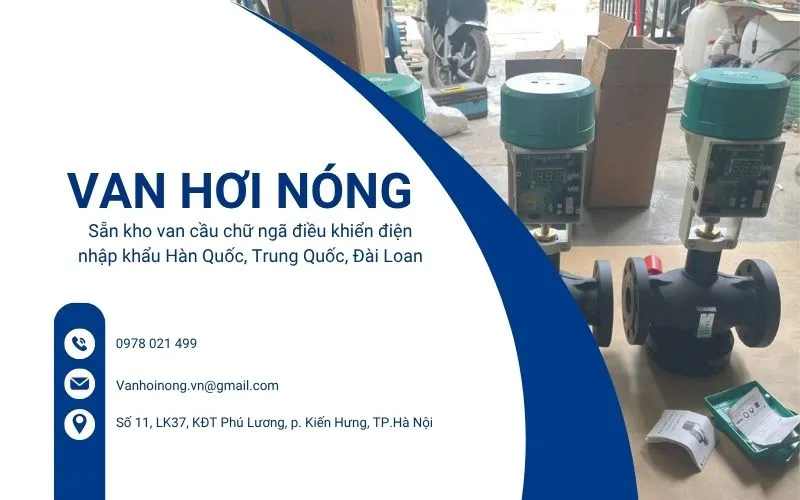 Van Hơi Nóng - Địa chỉ cung cấp van cầu chữ ngã điều khiển điện nổi tiếng