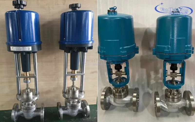 Van cầu inox chữ ngã điều khiển điện sở hữu độ bền cao