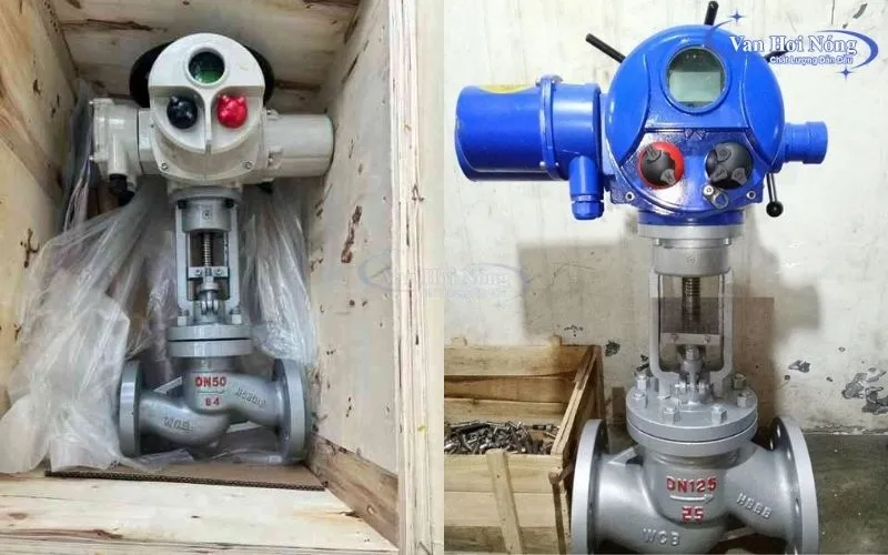 Van cầu thép điều khiển điện chuyên dùng hệ thống hơi